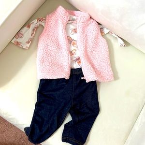 3 piece outfit with vest